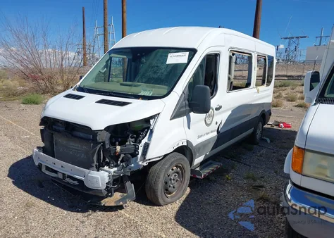 2020 Ford Transit-350 Passenger Van Xl из США, поврежденный, VIN 1FDAX2C81LKB09066